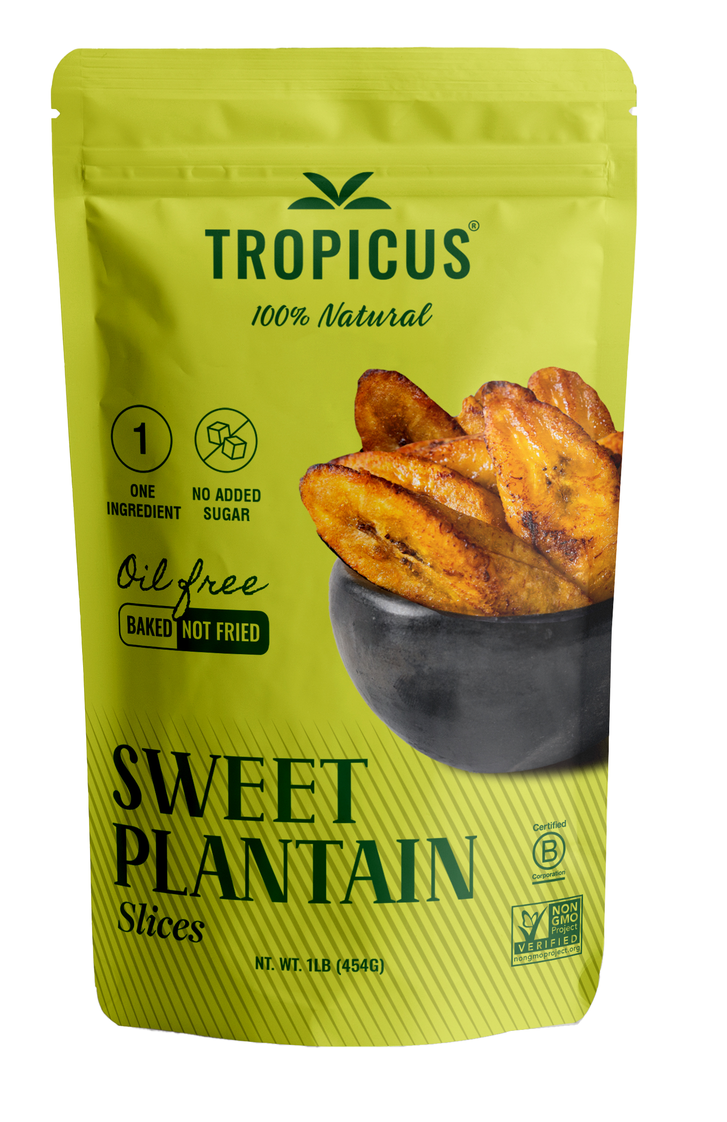 Variedad de snacks de plátano producidos por Tropicus, elaborados con ingredientes naturales y auténticos, perfectos para un consumo saludable y delicioso.